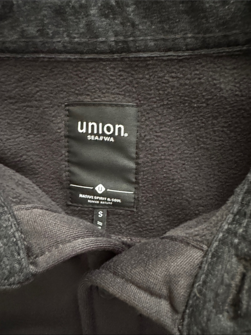 Union Lightweight Charcoal Shirt Jacket - Men's - Picture 2 of 6